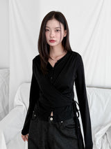  WRAP STRAP CARDIGAN