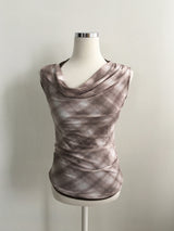 Check halter latyered T