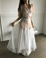 frit veil 20% chiffon shirt / blouse