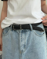 Ruthen Western Braided Leather Belt