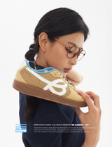 レトロジャーマントレーニングシューズ - BROWN