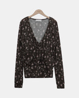 Floty Long Sleeve Wrap T-Shirt