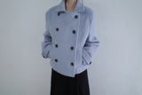 Powder double short coat (2color)