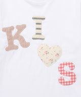 メッシーキスロゴアプリTシャツ ホワイト(cream)