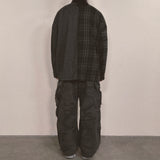 double check deconstructed shirt_black