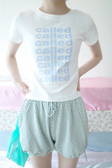 [レモンコア]コールドレタリングTシャツ（3color）
