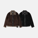 LMN Martin Suede Wool Sheepskin Jacket (2 colors)