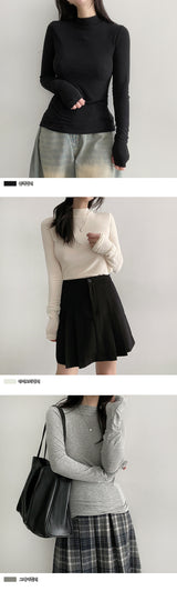 Char-basic half-turtleneck