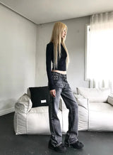 ヴィンテージ セミフレア デニム