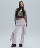 RIBBON BOOTSCUT PANTS_PK