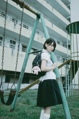 STAR SHIRRING BACK PACK BLACK