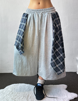 Tata Check Layered Over Long Bermuda 3Color