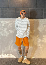 スティーブダンガラボートネックTシャツ 4COLOR