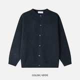 [CROP FIT] Round neck knit crop cardigan(6color)