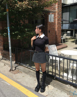 シャツレイヤードTシャツ