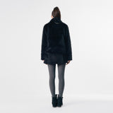 Hairy chain fur jacket 001