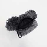 PAPA.GO.PAPA Black Sesame Piz Poodle Pouch Keyring