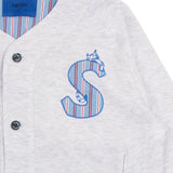 APPLIQUE EMBROIDERY BASEBALL JUMPER (FOR UNISEX)_SYS2JP03LG