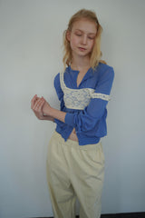 Layered bustier top_lace