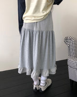 カロング ポルカドット ミディ スカート