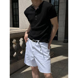 [S/S] Rough cutting short denim pants(2color)