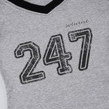 ナンバーラグアンドカラーレーションショートスリーブTシャツ
