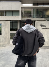 Decrab Washed Light Overfit Night Jacket