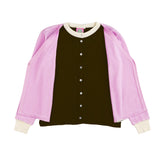 Lumen Layered Cardigan - Strawberry Cream Size 1