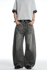 Whiskered Black Gold Jeans