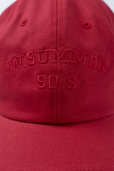 Summer logo cap_red