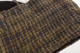 タヴィ クラシック チェック クロップトップ