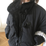Cocom fur ダッフルショートパッド入りジャンパー