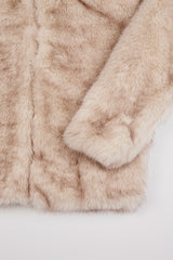 Vega luxe fur hooded jumper