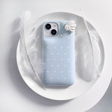 [MADE] blue wings pastel dots case