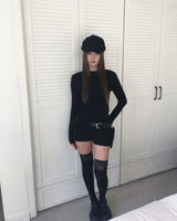 Lace frill knee socks