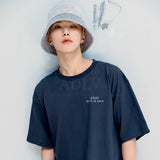 24FW アップサイドダウンベーシックロゴショートスリーブTシャツ チャコール