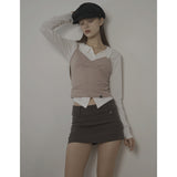 DOT CAMISOLE-BEIGE