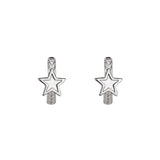 Point Star One Touch Earrings