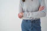 T/T Feather mohair knit - purple