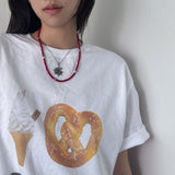 [MADE] レッドストーンネックレス (UNISEX)