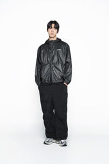 25SS ADLVラグランウィンドブレーカーコバルト ブラック