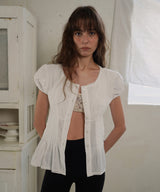 Lace strap blouse