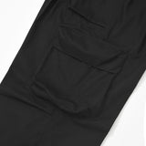 COTTON CARGO PANTS [BLACK]