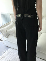 ボタンカーゴパンツ
