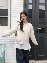 ノンフェードステッチバルーンワイドデニムパンツ