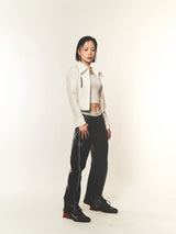 ブーブジッパークロップシャツ (FOR WOMEN)