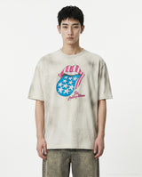 26FW ローリングストーンズ スター スプレー ショートスリーブ Tシャツ