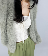 (SOFT-FIT♥) 5 COLORS マイフォームソフトデイリールーズフィットニットカーディガン