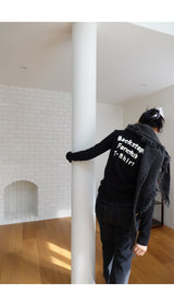 バックタイポスリーブトップ