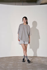 ビンテージ P. ダイイングカットアウト 1/2 ボックスT (Gray)